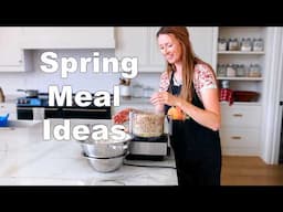 What We Eat in a Week (Seasonal Spring Dinner Ideas!)