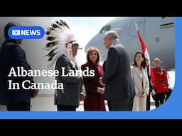 Albanese lands in Canada ahead of meeting with Trump on sidelines of G7 | ABC NEWS
