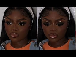 Smokey glitter 😍😍🔥X MAKEUPTUTORIAL