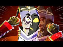 Adam GETS DRUNK and FIGHTS his HATERS in Hazbin Hotel