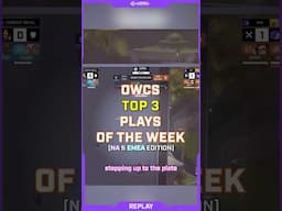 Your #OWCS2025 Top 3 Plays Week 5 💪 #OWCS #overwatch2 #overwatch #esports #clips #gaming #genji