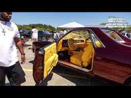 NASTY Chevy El Camino Out of Louisiana! Kandy Paint, Gold Rims, All Yellow Interior! WhipAddict