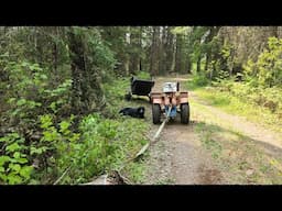 The Tent , Cutting some Wood