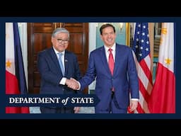 Secretary Rubio meets with Philippine Foreign Secretary Enrique Manalo