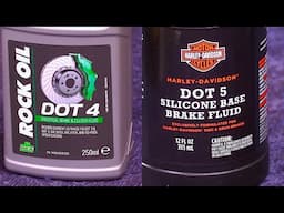 Harley Heritage Softail:- Rear Brake Fluid:- DOT4 vs DOT5 ?