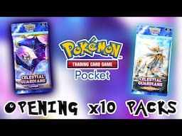 Pokémon TCGP *NEW* CELESTIAL GUARDIANS PACK OPENING x100 CARDS