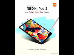 Redmi Smart Pen, dropping with #RedmiPad2 on 18th June
