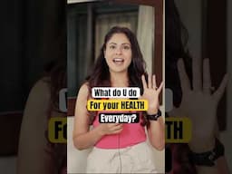 ONE thing you do for your HEALTH everyday? Comment.