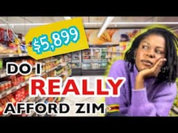 COST OF LIVING IN ZIMBABWE Has Gone INSANE? How much I SPEND In A Month In 2025