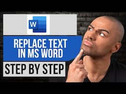 How to Replace Text in Microsoft Word — Step by Step Word Tutorial