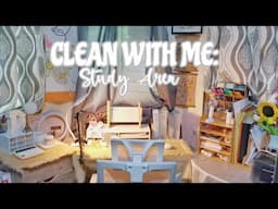 CLEAN WITH ME: STUDY AREA// DINIS RIVERA