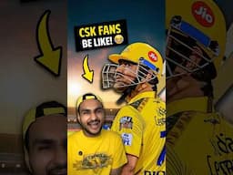 CSK FANS BE LIKE 😜  | Kahani Chennai Super Kings Fans Ki 😅 | Thala CSK Memes | #IPL2025 #Funny #CSK