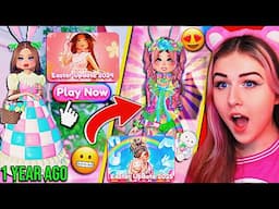 DRESSING As MY Old OUTFITS From 1 YEAR AGO But MAKING Them BETTER Now... | Dress to Impress ROBLOX
