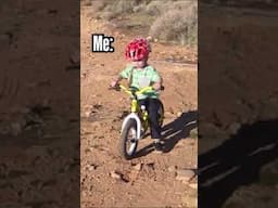 How did he get so good?! #mtbkids #mountainbiking #kidsonbikes