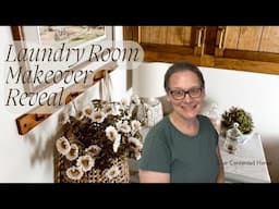 Laundry Room Makeover Reveal~Budget Laundry Room Makeover Organization And Refresh