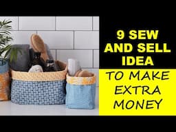 9 EASY SEW AND SELL IDEAS TO MAKE EXTRA MONEY | REUSE OR RECYCLE OLD CLOTHES @diyprocessbyhema