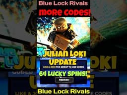 More Codes! Blue Lock Rivals Codes - New Codes For Blue Lock Rivals Roblox Julian Loki! 2025