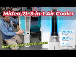 Unboxing the Midea 7L 3-in-1 Air Cooler | Ultra-Quiet, Energy Saving, Remote Control & More!