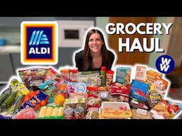 Healthy ALDI Grocery Haul For Weight Loss | Foods I Eat To Lose Weight | WeightWatchers | Meal Ideas
