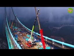 The World's Highest Mega Bridge: Huajiang Canyon Bridge, A Marvel of Modern Engineering