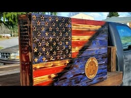 American Flag Concealment Gun Case