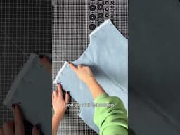 My favourite method how to sew a shoulder🤩🤗 #howtosew #sewingtips