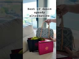 Tory Burch T Monogram Denim Petite Barrel Bag #shorts #toryburch #lvspeedy