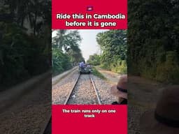 Ride the Bamboo Train in Cambodia Before It's Gone. #travel