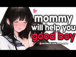Mommy Girlfriend Comforts Her Good Boy With Kisses... ASMR 3DIO