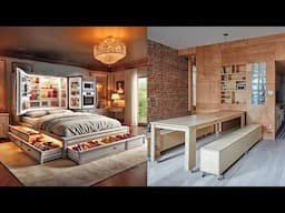 Smart hidden furniture and space saving design