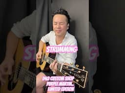 STRUMMING - CUSTOM SHOP MARTIN LIMITED EDITION D42 PURPLE MARTIN @citymusicsg