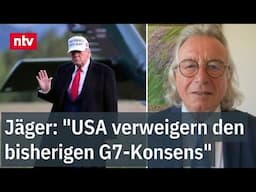 Jäger: "USA verweigern den bisherigen G7-Konsens" - Treffen ohne Abschlusserklärung