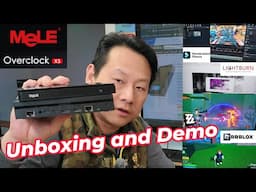 Unboxing and demo MeLE Overclock X5 Mini PC Filmora 4k editing, Lightburn, Roblox, Zenless Zone Zero