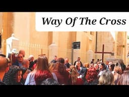 WAY OF THE CROSS/ VIA DOLOROSA. JESUS SORROWFUL WAY TO THE CROSS| GOOD FRIDAY IN JERUSALEM