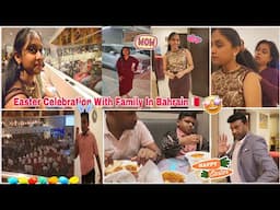 Our Easter In BAHRAIN🇧🇭Day 2🤩Evening Vigil Mass⛪Dinner Party😊Chill Day With Family #easter2025