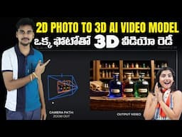 Stability AI - 2D to 3D AI Video Model - AI Tools Telugu
