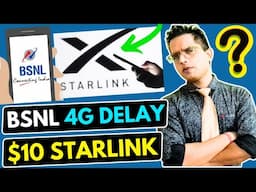 BSNL 200000 New 4G 5G Towers | Starlink $10 Satellite Internet in India | BSNL 5G  Upgradation Start