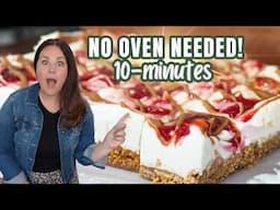 STOP Baking! This No-Bake Cheesecake Will Disappear In Minutes (Make it now)