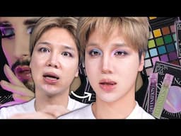 Okay so I did get to try Robert Welsh's eyeshadow palette + gloss lolol (a grwm)