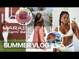 ☀️ SUMMER OUTFITS FOR SWIM WEEK 2025 VLOG! Glowy Summer Makeup & Summer Fashion Try On Haul ☀️