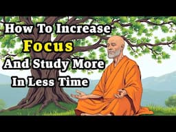 HOW TO INCREASE FOCUS AND ATUDY MORE IN KESS TIME | Study tips to learn  Fast | Zen Stories