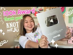 UNBOXING MY SILVER PLAY BUTTON | 100k Subscriber Award