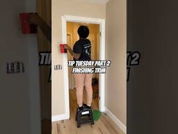 Tip Tuesday: Finishing Trim #transformyourhome #diy