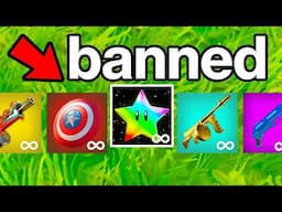 Fortnite But Everything Gives You BANNED LOOT!