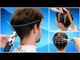 Easy Mens Haircut | Basic Step by Step Tutorial | #4 on the Sides
