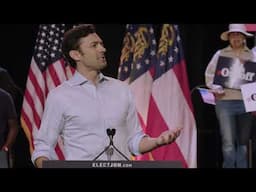"Hunter Biden should have been more ambitious." Ossoff from Atlanta
