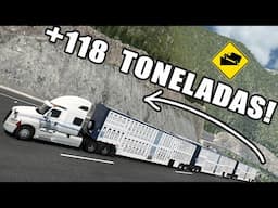Jaulas GANADERAS TRIPLES Subiendo Pendiente WesternStar 57X American Truck Simulator