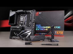 「BRO」4K ASUS ROG Crosshair X870E Extreme Unboxing.华硕 ROG X870E EXTREME主板开箱展示.#x870