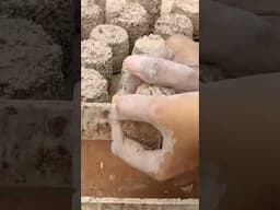Watch full Ultimate crumbling❤ red Clay #oddlysatisfying #relaxingcrunch #satisfying #crunchsounds
