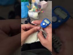 The sound of my knitting needles hitting each other is so satisfying to me 😍